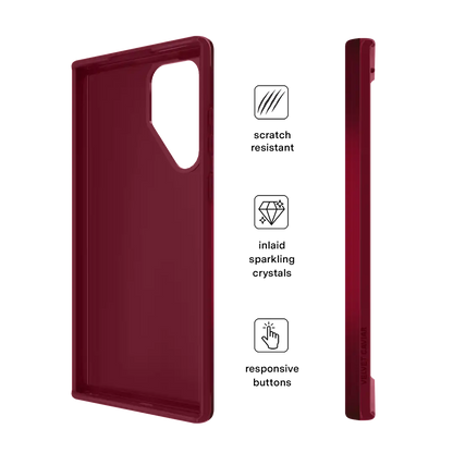 Black Cherry Crystal Samsung Case