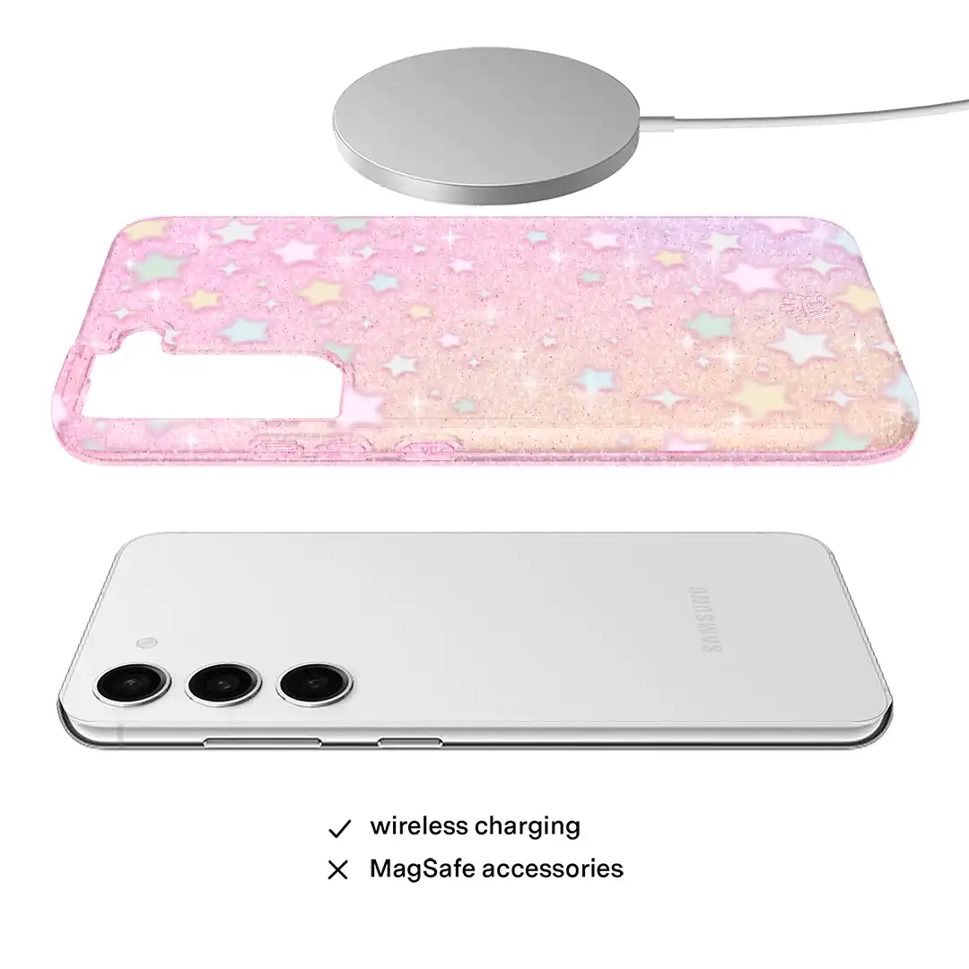 Falling Star Glitter Samsung Case