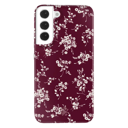 French Burgundy Floral Samsung Case