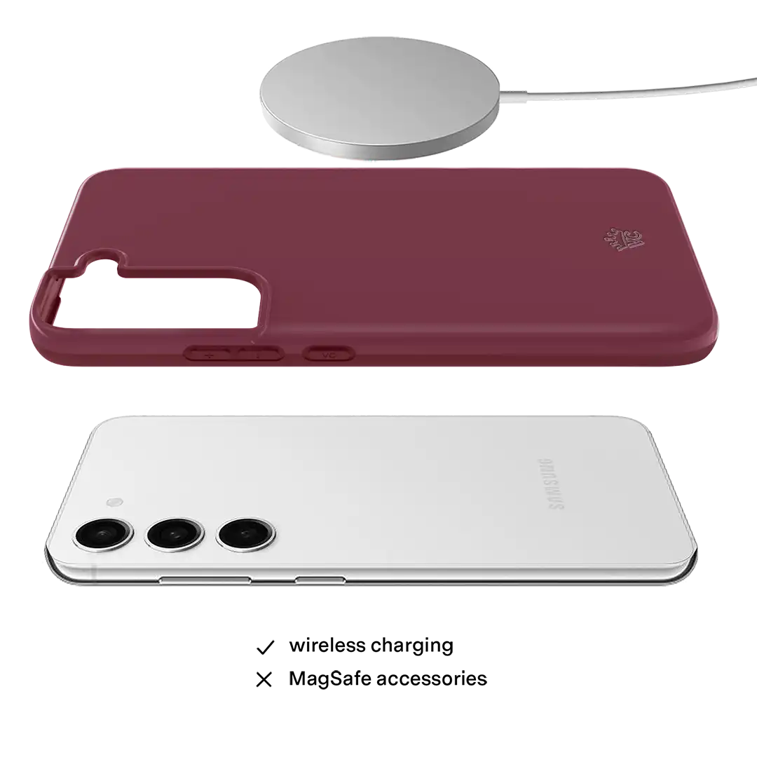 Burgundy 1990 Samsung Case