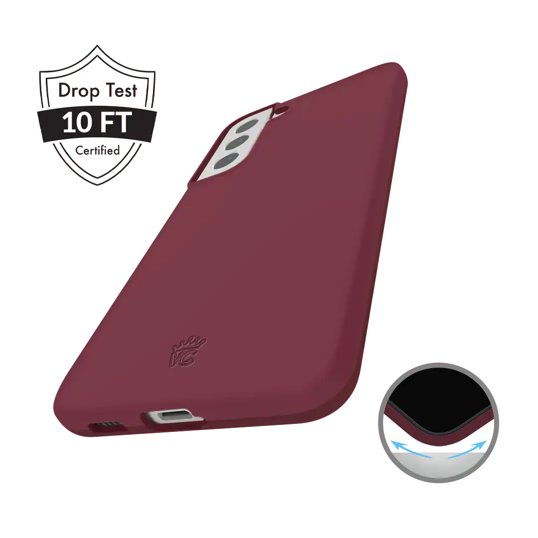 Burgundy 1990 Samsung Case