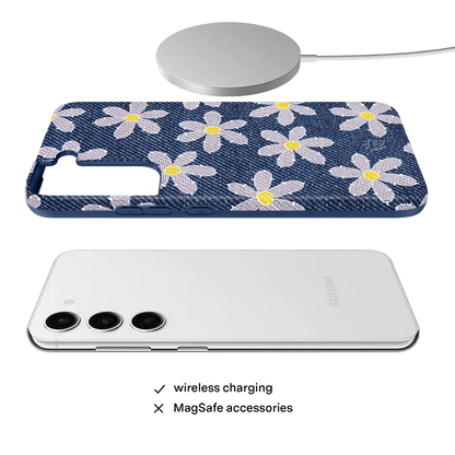 Denim Daisy Samsung Case