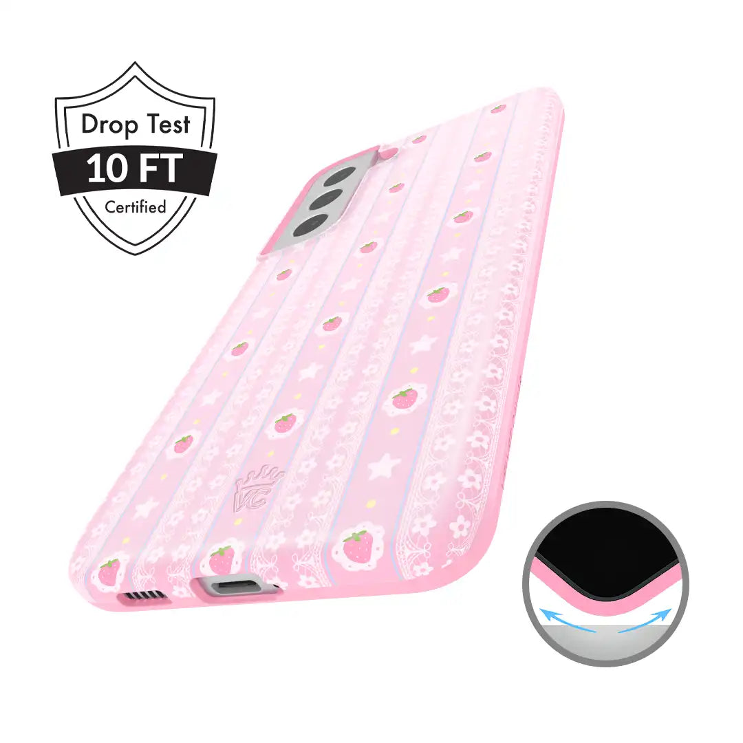 Strawberry Macaron Samsung Case