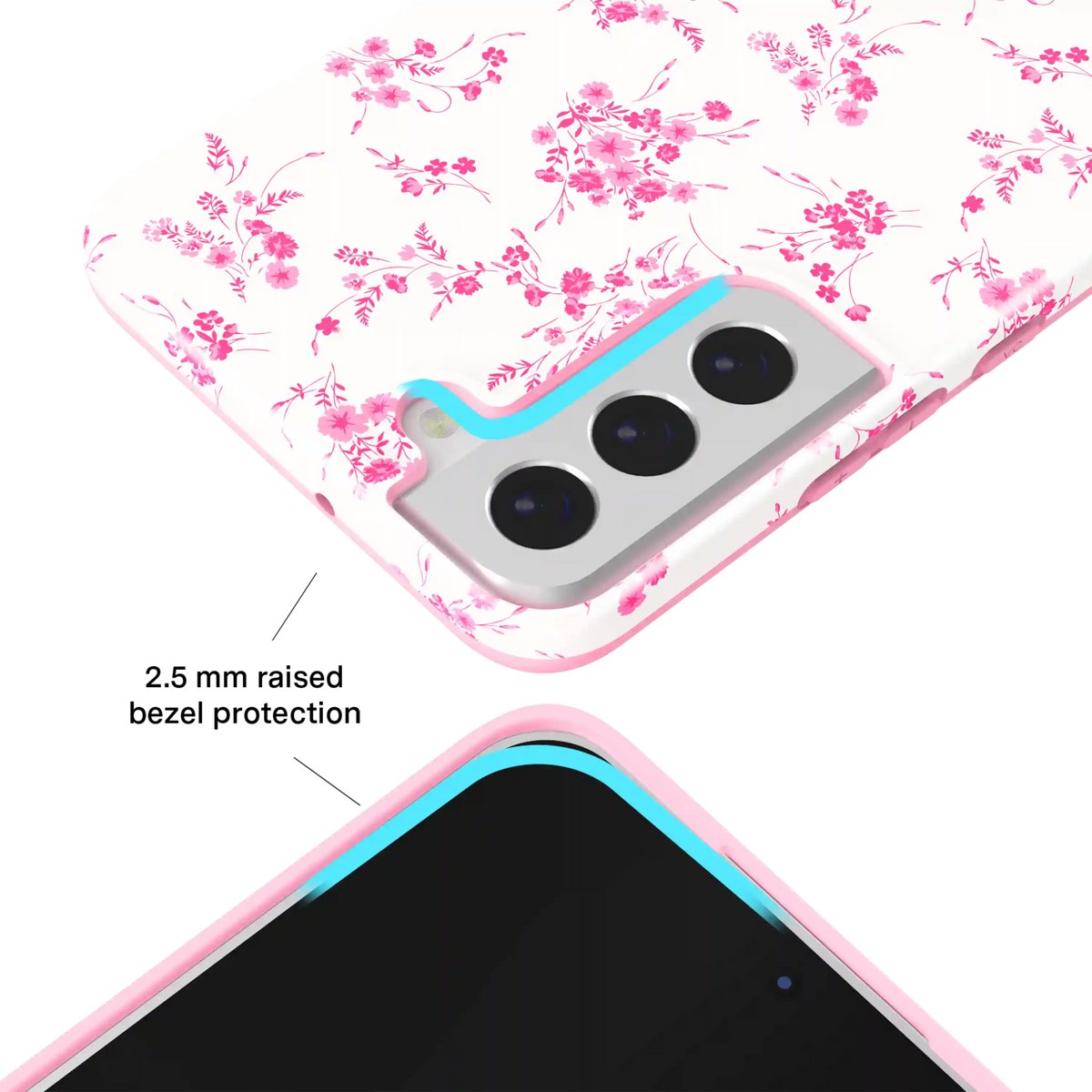 French Rose Floral Samsung Case