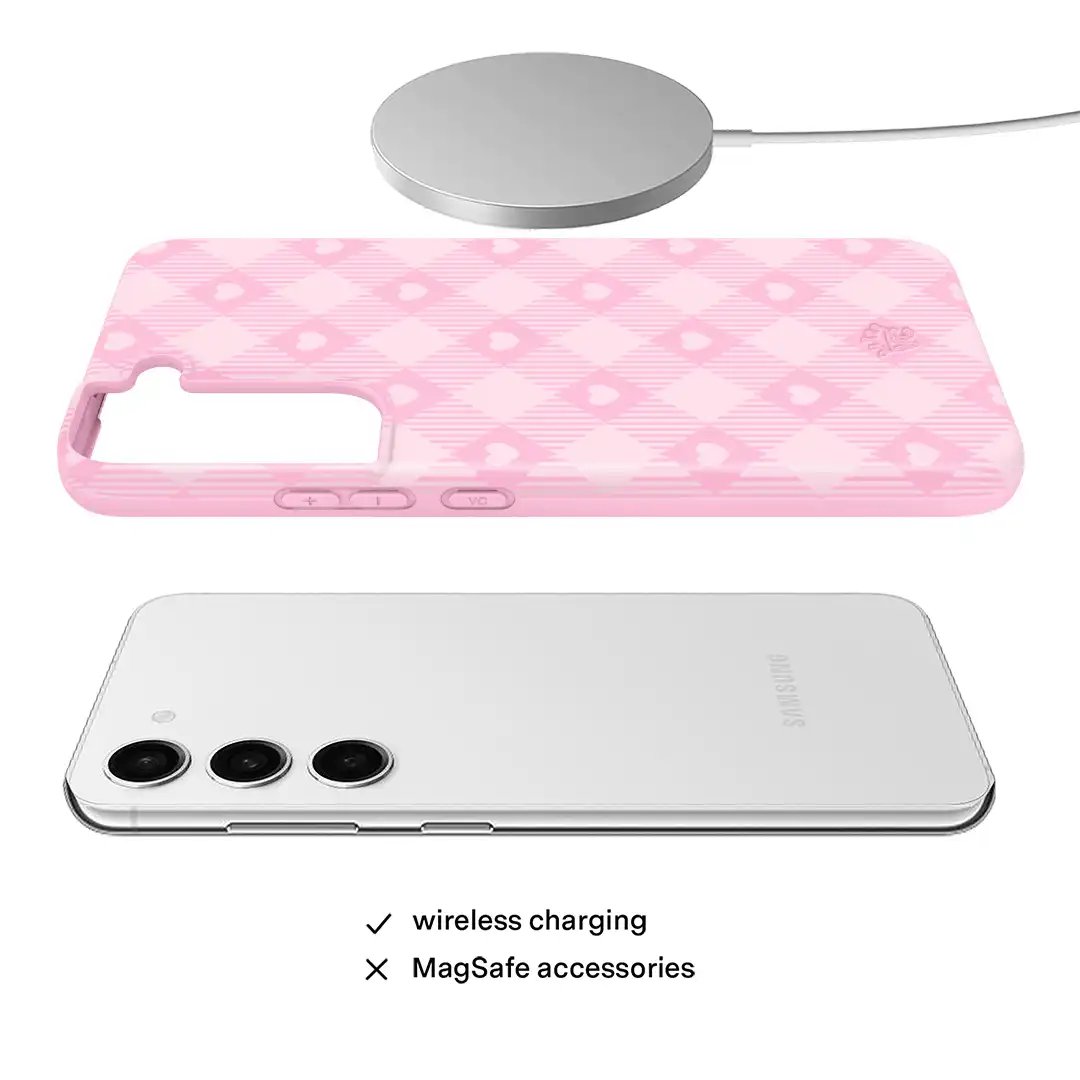 Dolly Pink Gingham Samsung Case