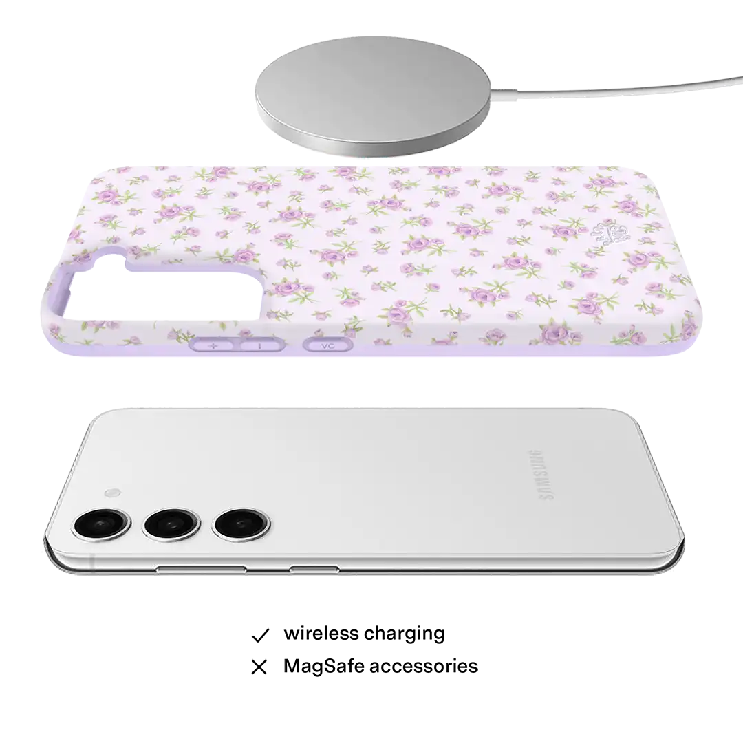 Dainty Lilac Floral Samsung Case
