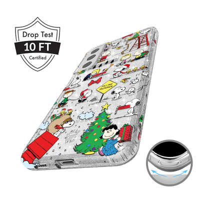 Snoopy Christmas Glitter Samsung Case