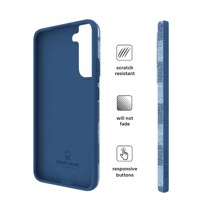Denim Vibe Checkered Samsung Case