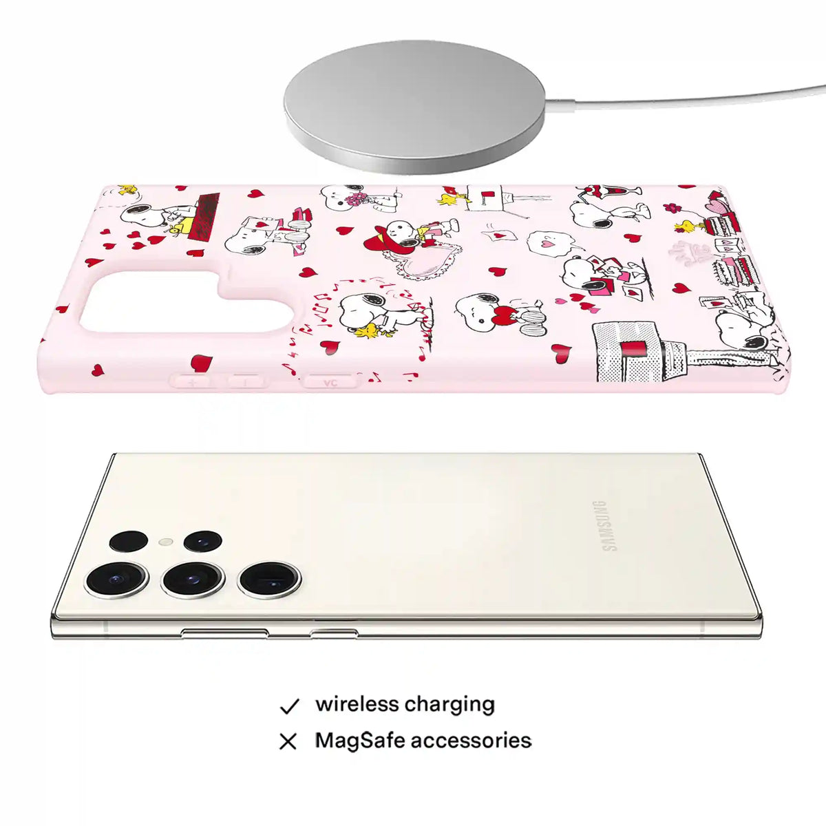 Snoopy Lovely Moods Samsung Case