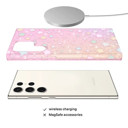 Falling Star Glitter Samsung Case
