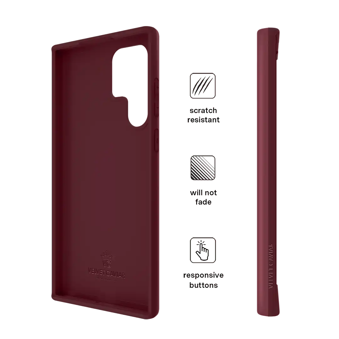 Burgundy 1990 Samsung Case