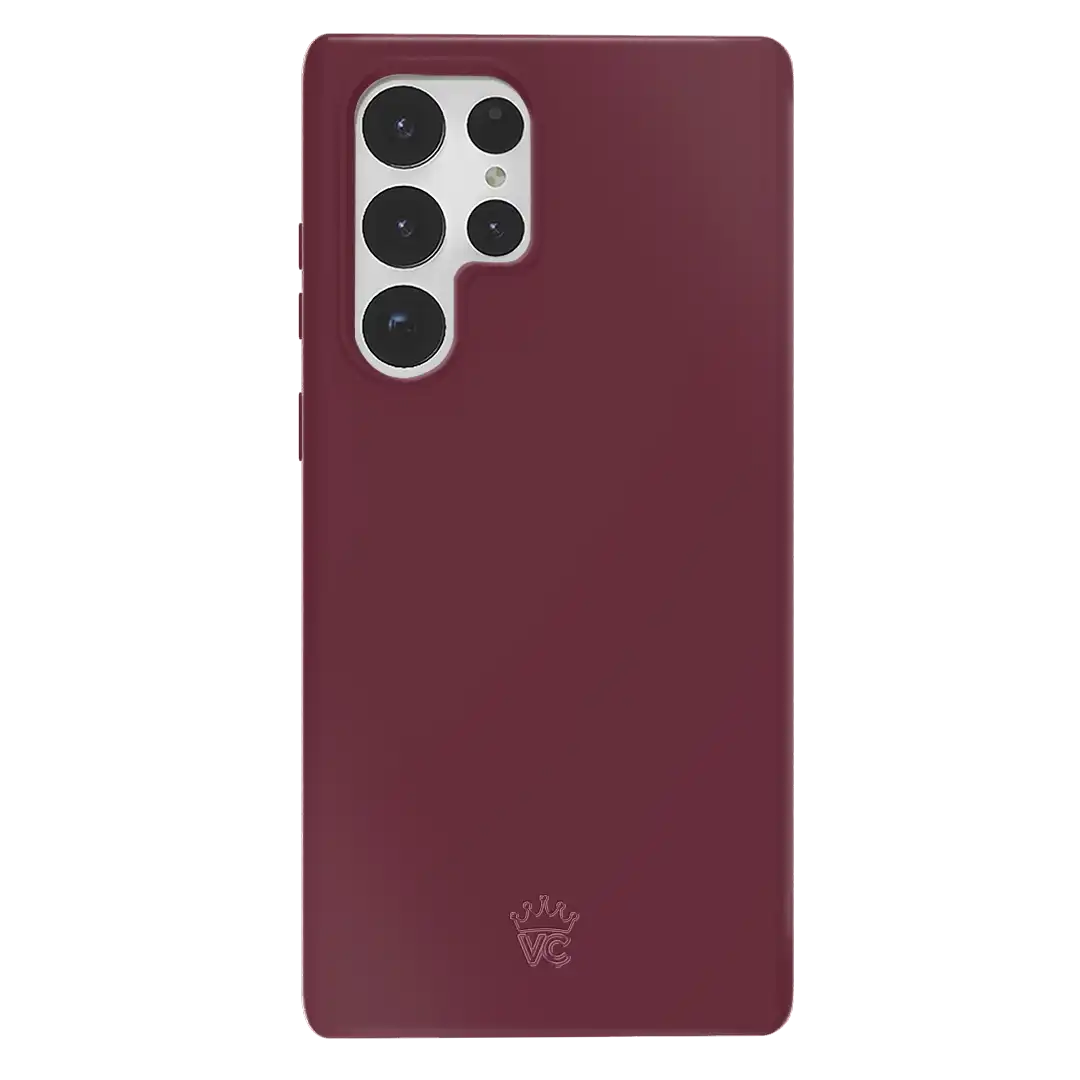 Burgundy 1990 Samsung Case