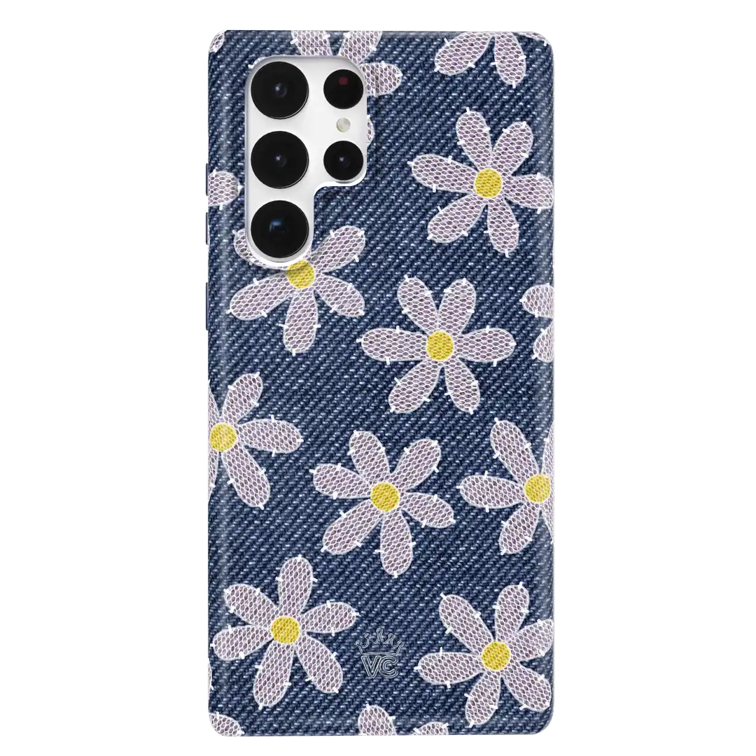 Denim Daisy Samsung Case