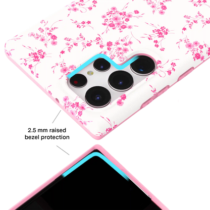 French Rose Floral Samsung Case