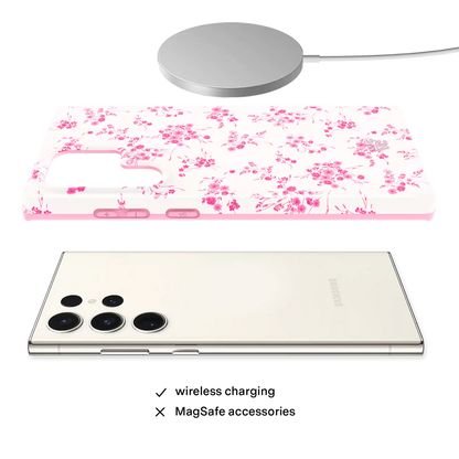 French Rose Floral Samsung Case
