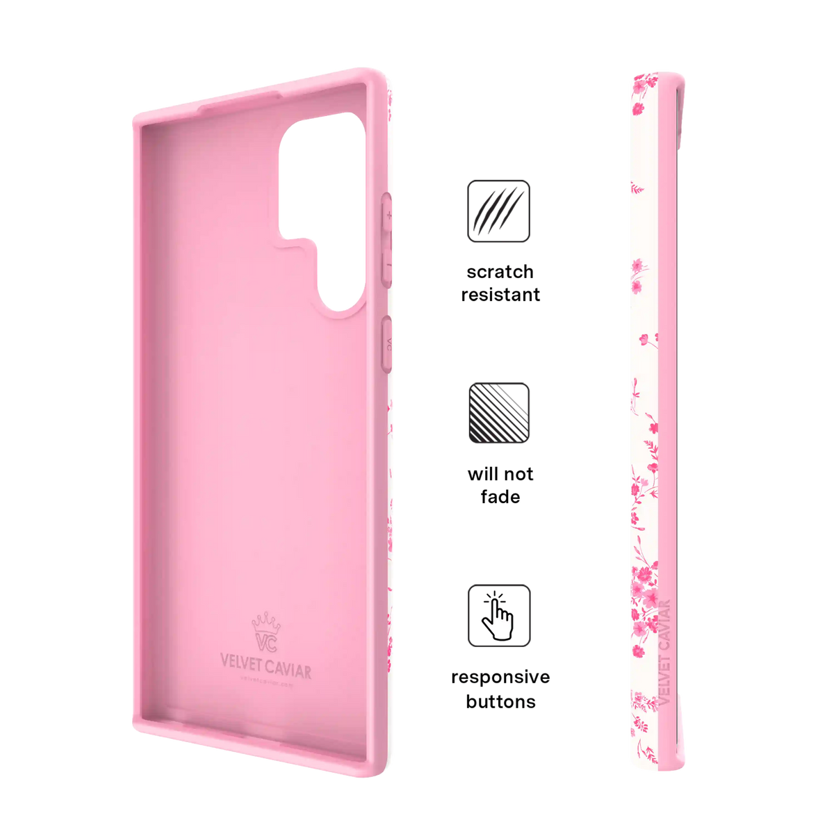 French Rose Floral Samsung Case