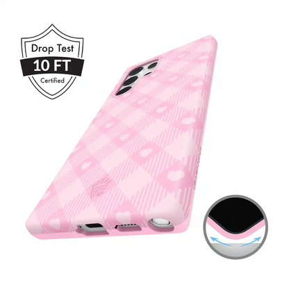 Dolly Pink Gingham Samsung Case