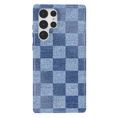 Denim Vibe Checkered Samsung Case
