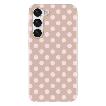 Brown Sugar Polka Dot Samsung Case
