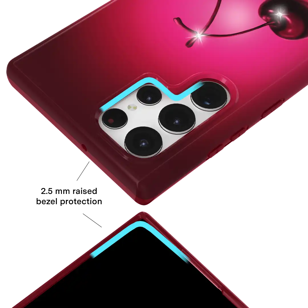 Black Cherry Crystal Samsung Case