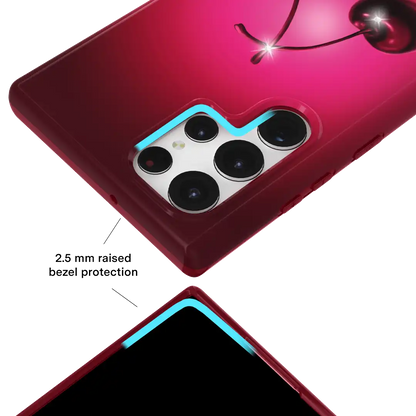 Black Cherry Crystal Samsung Case