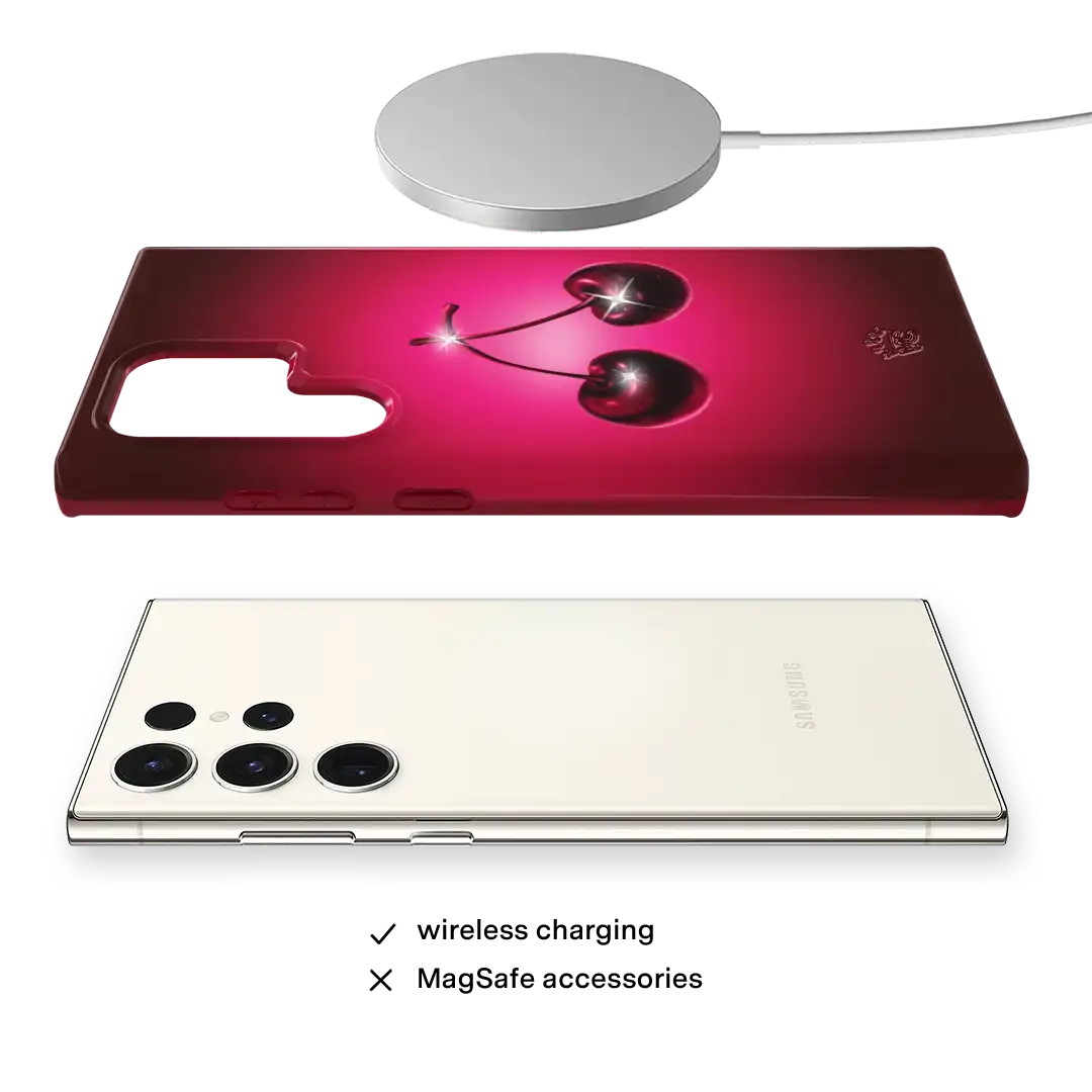Black Cherry Crystal Samsung Case