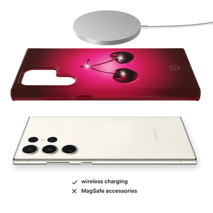 Black Cherry Crystal Samsung Case