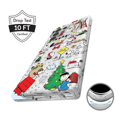 Snoopy Christmas Glitter Samsung Case