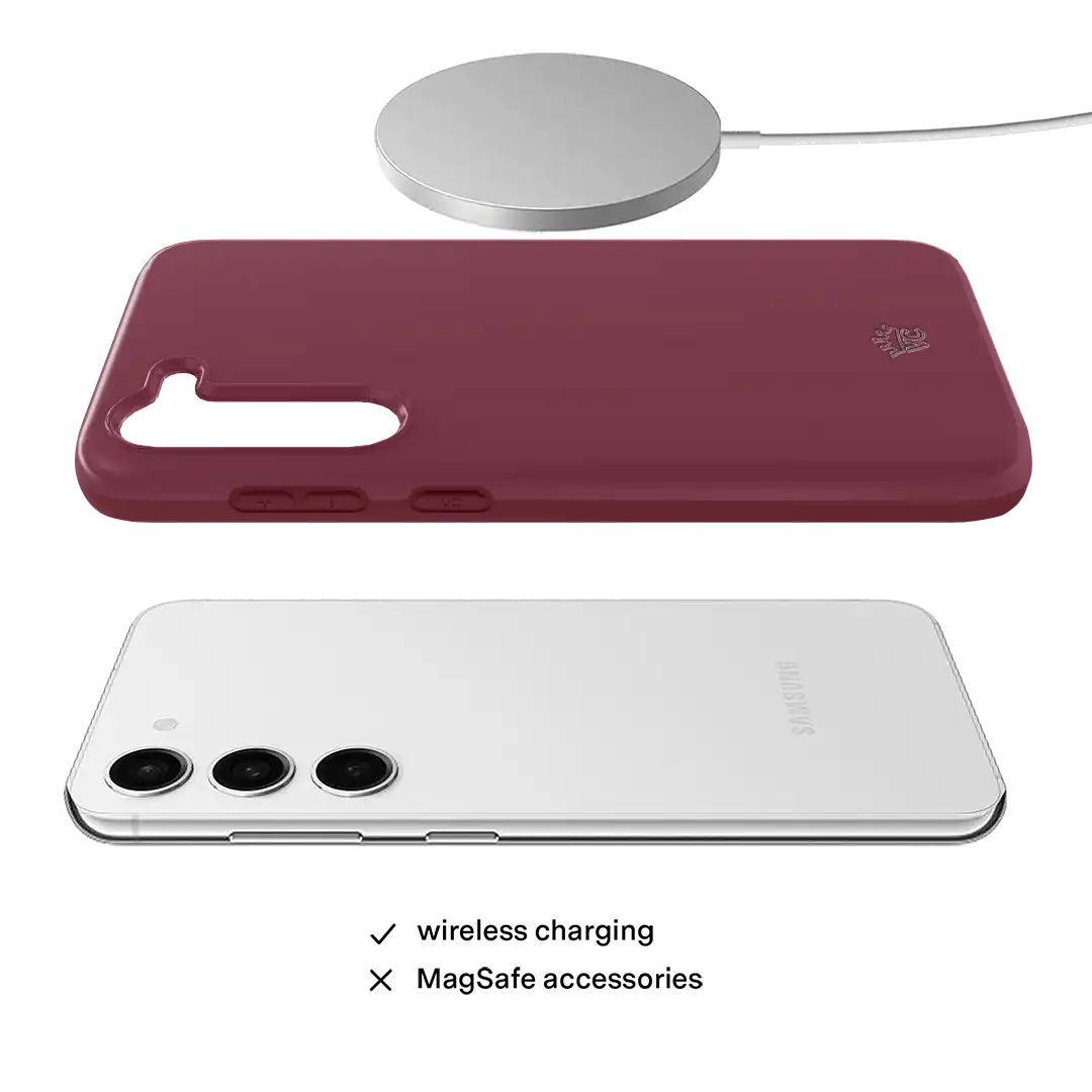 Burgundy 1990 Samsung Case