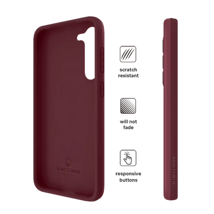 Burgundy 1990 Samsung Case