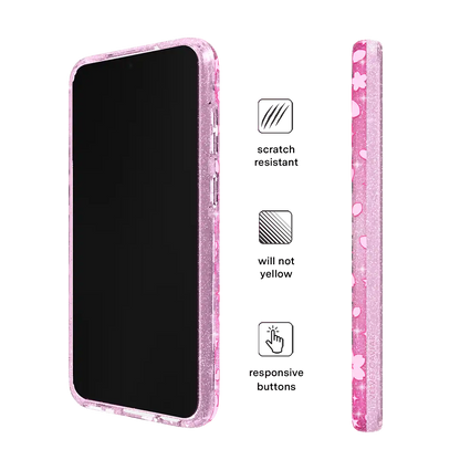 Cherry Blossom Glitter Samsung Case