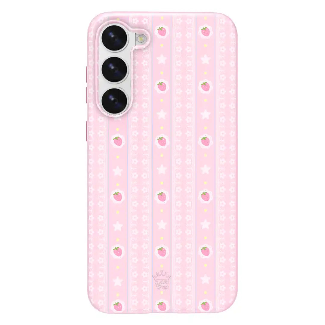 Strawberry Macaron Samsung Case