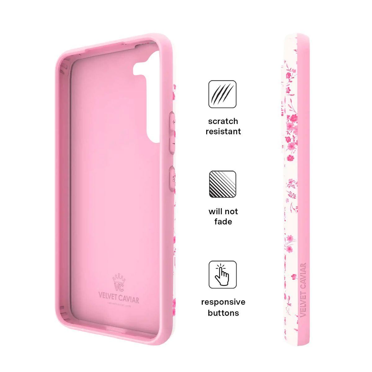 French Rose Floral Samsung Case