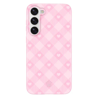 Dolly Pink Gingham Samsung Case