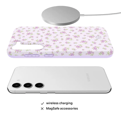 Dainty Lilac Floral Samsung Case