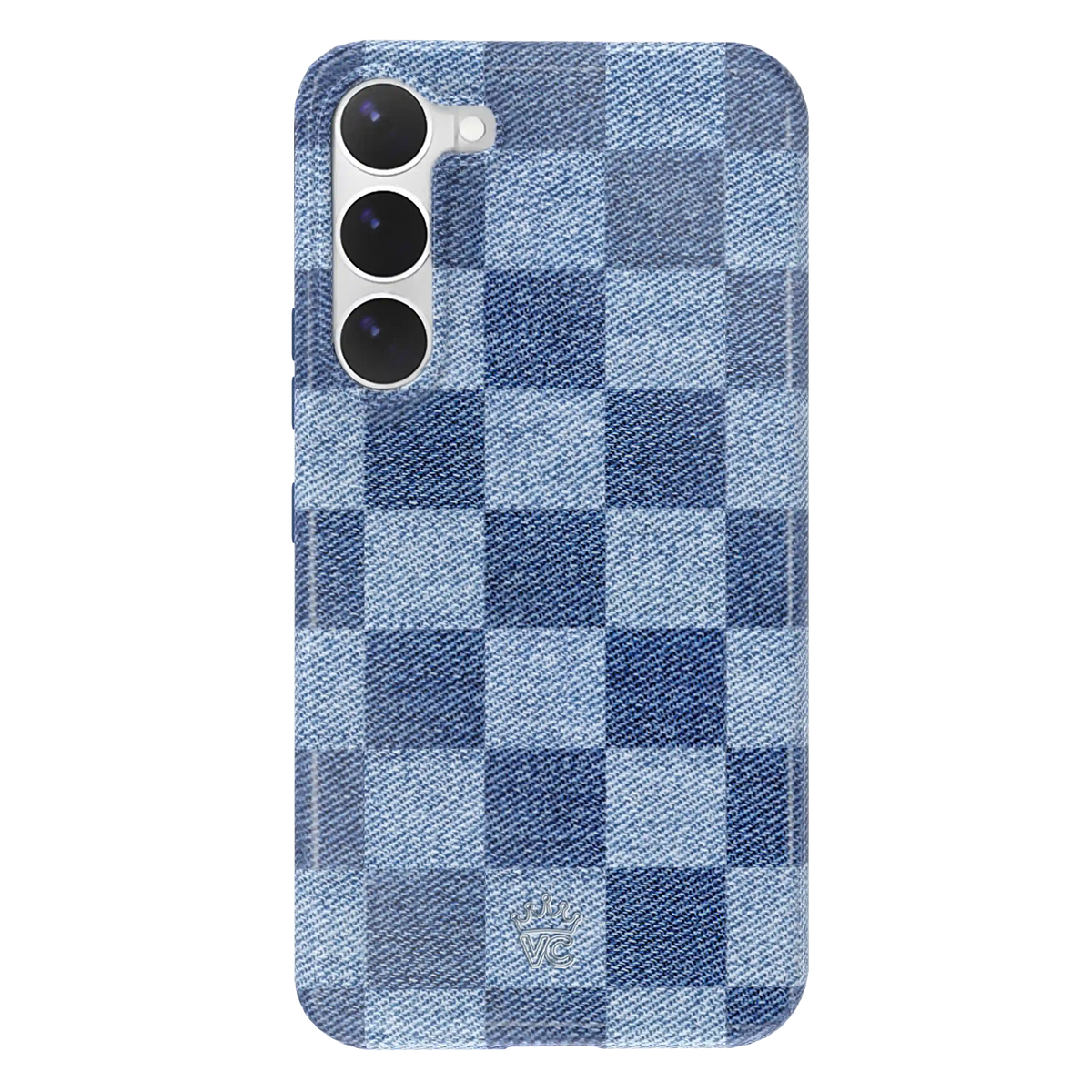 Denim Vibe Checkered Samsung Case