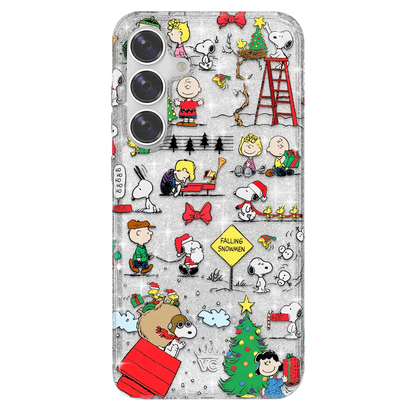 Snoopy Christmas Glitter Samsung Case