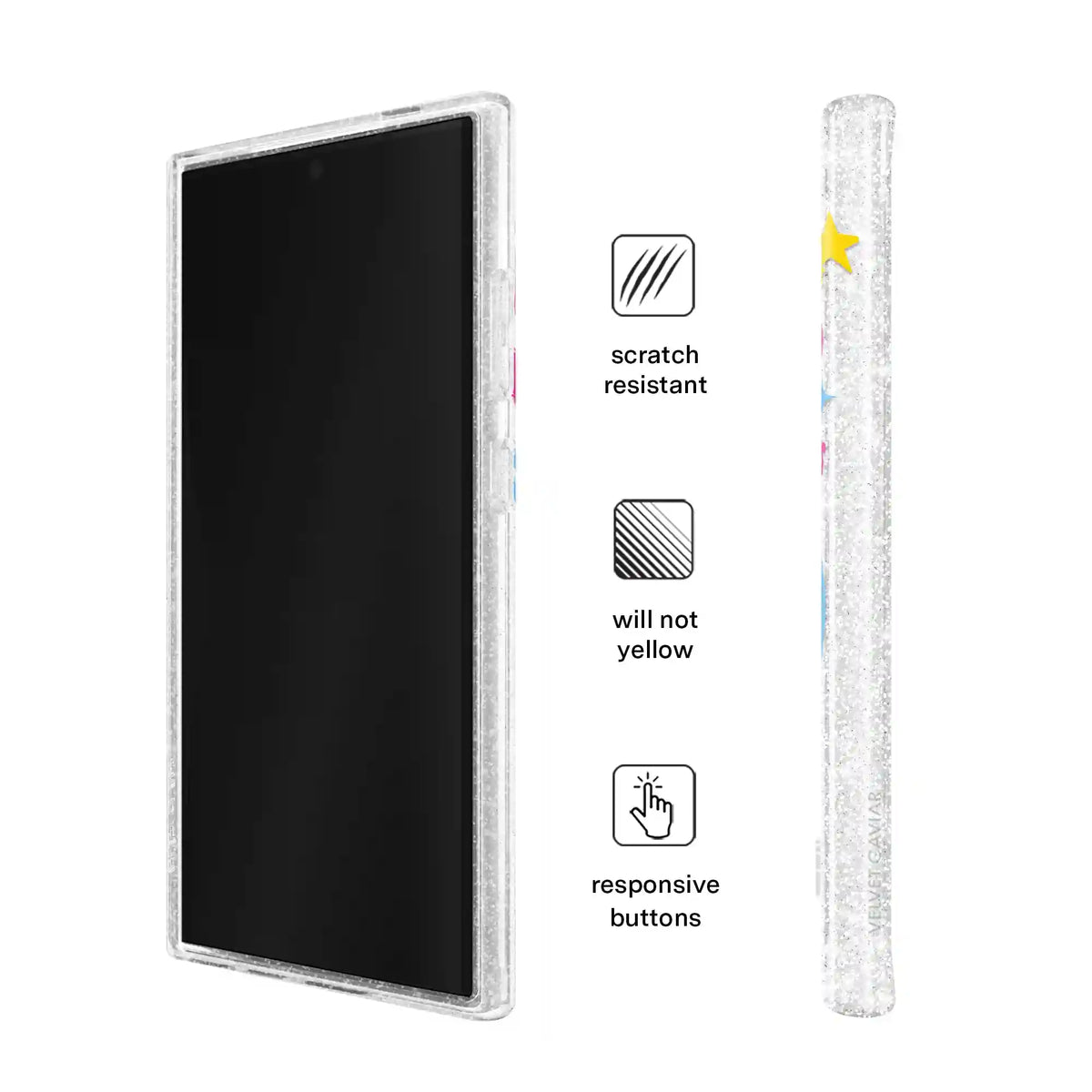 Supergirl Krypto Glitter Samsung Case