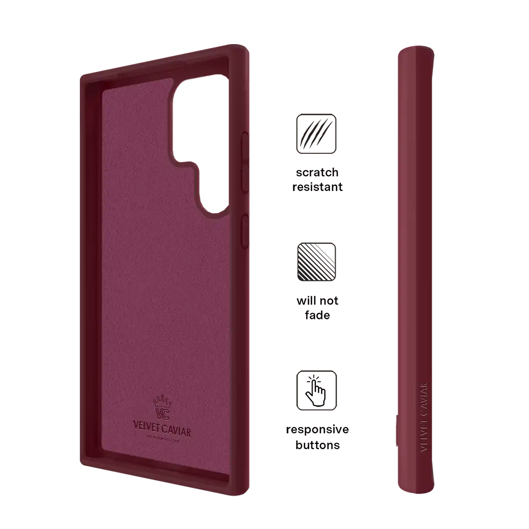 Burgundy 1990 Samsung Case