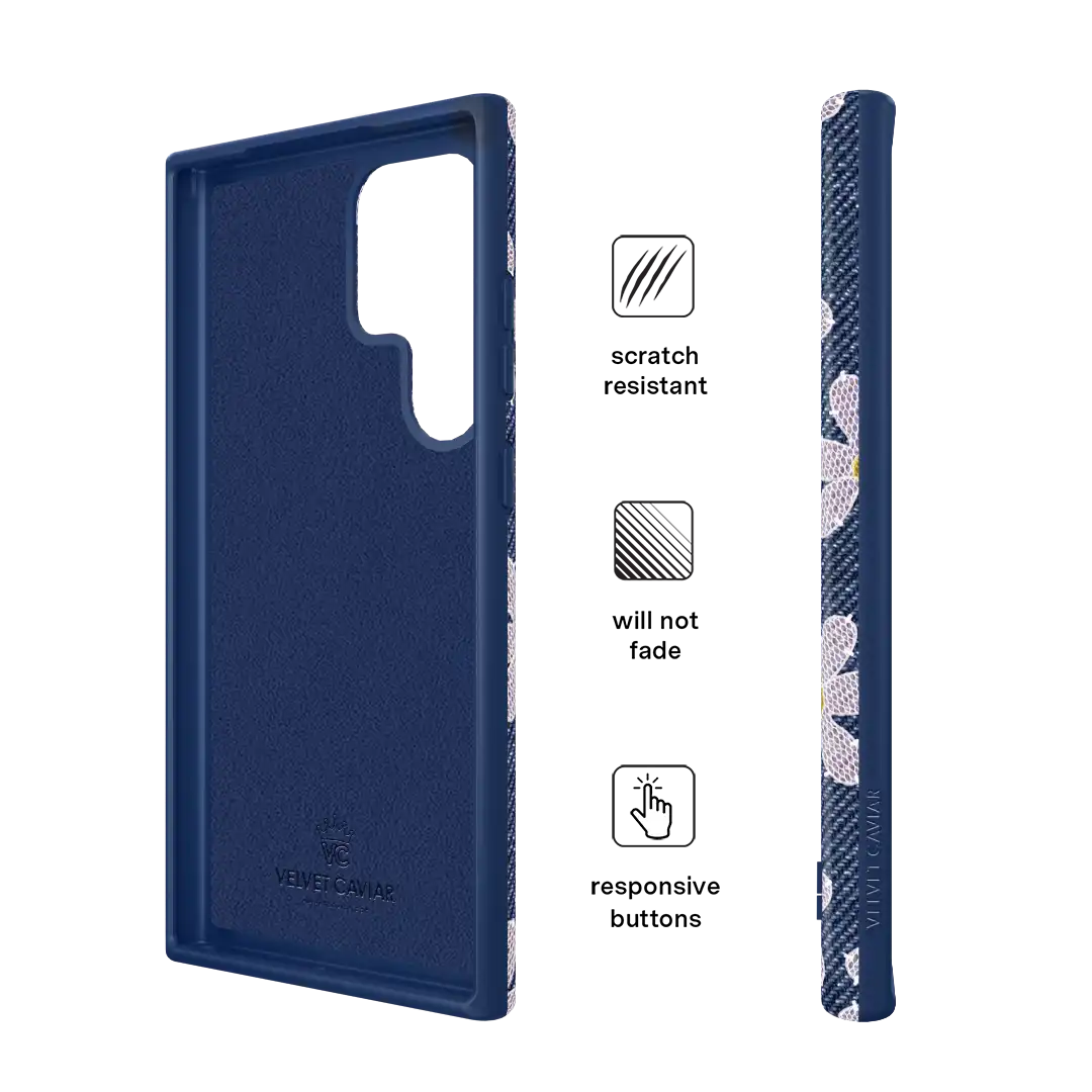 Denim Daisy Samsung Case