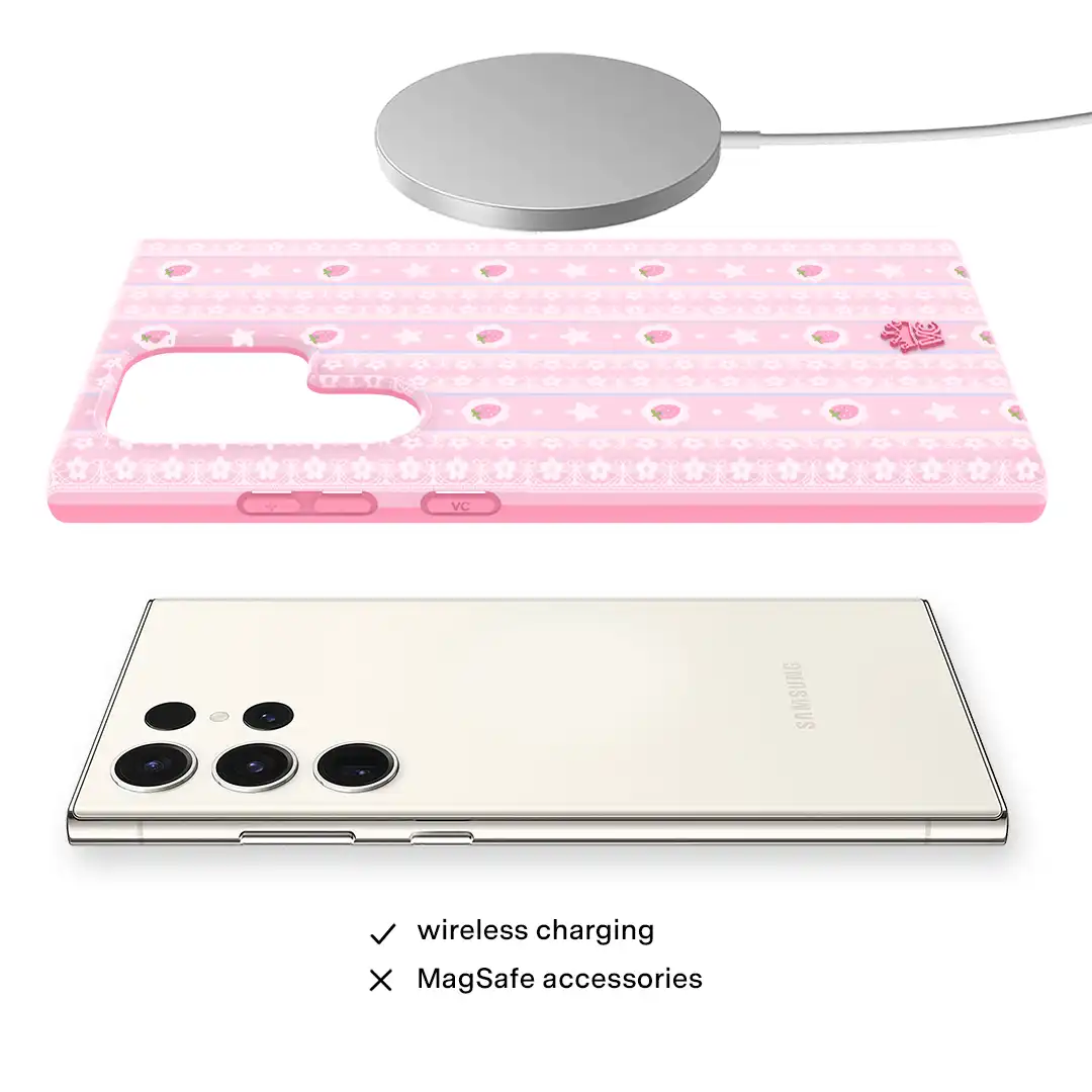 Strawberry Macaron Samsung Case