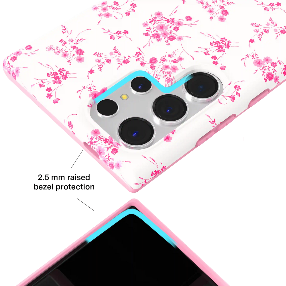French Rose Floral Samsung Case