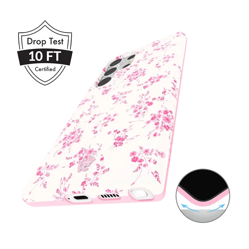 French Rose Floral Samsung Case