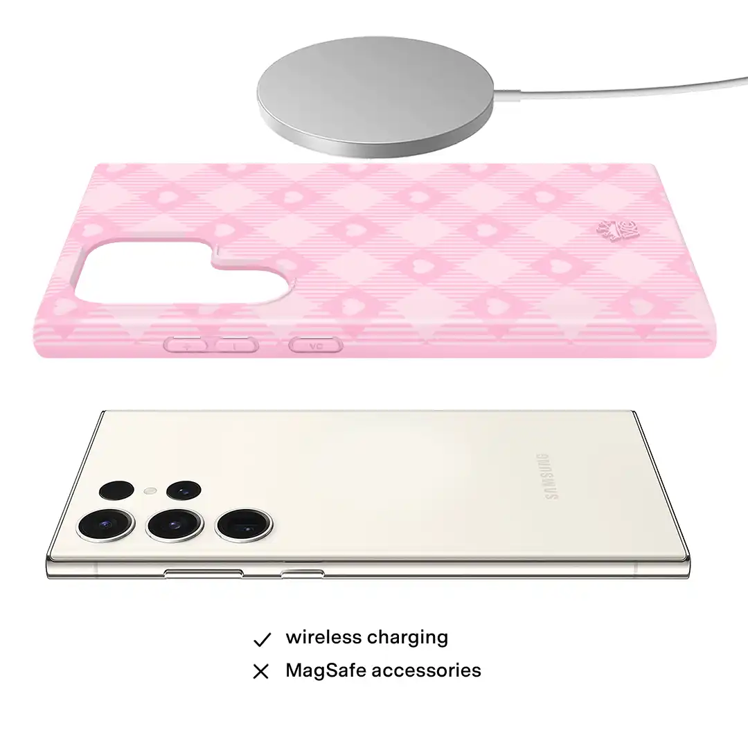 Dolly Pink Gingham Samsung Case
