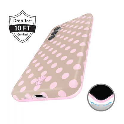 Brown Sugar Polka Dot Samsung Case