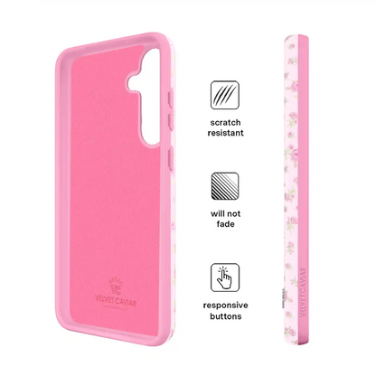 Dainty Pink Floral Samsung Case