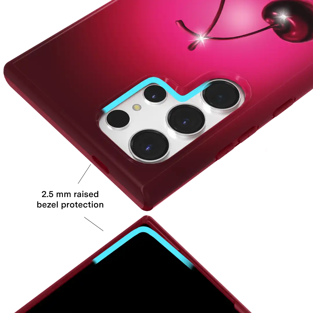 Black Cherry Crystal Samsung Case