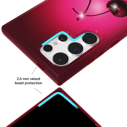 Black Cherry Crystal Samsung Case
