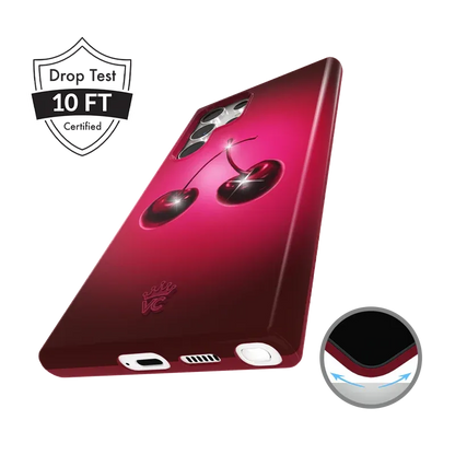 Black Cherry Crystal Samsung Case