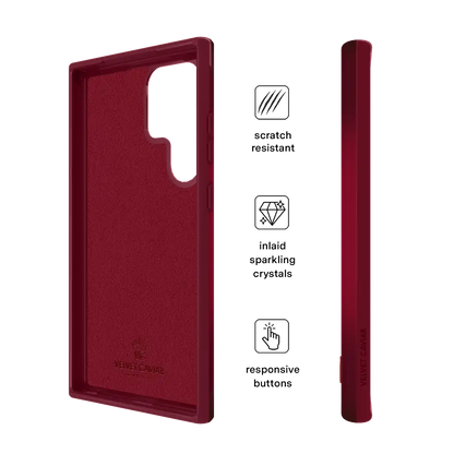 Black Cherry Crystal Samsung Case